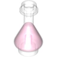 Equipment Bottle / Erlenmeyer Flask with Dark-Pink Fluid Pattern