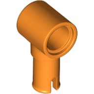 Technic Pin Connector Hub with 1 Pin with Friction Ridges Lengthwise [Square Holes]