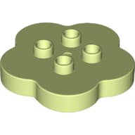 Duplo Flower 4 x 4 x 1 with 4 Top Studs