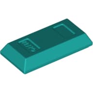 Tile Special 1 x 2 with Sloped Walls AKA Money / Gold Bar [Ingot]