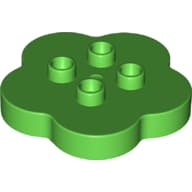 Duplo Flower 4 x 4 x 1 with 4 Top Studs