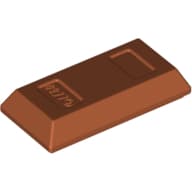 Tile Special 1 x 2 with Sloped Walls AKA Money / Gold Bar [Ingot]