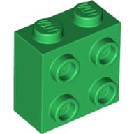 Brick Special 1 x 2 x 1 2/3 with 4 Studs on 1 Side