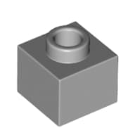 Plate 1 x 1 x 2/3 with Open Stud