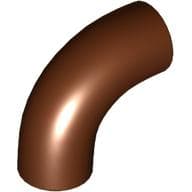 Brick Round 1 x 1 diameter Tube with 90 Degree Elbow (2 x 2 x 1) and Axle Holes (Crossholes) at each end