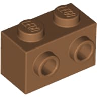 Brick Special 1 x 2 with 2 Studs on 1 Side