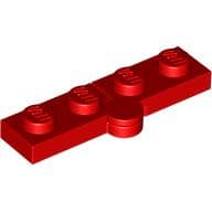 Hinge Plate 1 x 4 Swivel Top / Base - Hollow Clip [Complete Assembly]