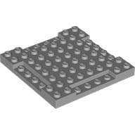 Plate Special 8 x 8 x 2/3 with Four 1 x 4 Recessed Edges