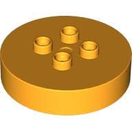 Duplo Brick Round 4 x 4 with 4 Studs