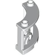 Fence Decorative 3 x 3 x 2 Quarter Round with 2 Studs