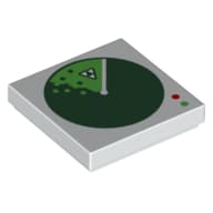 Tile 2 x 2 with Large Round Radar Display print