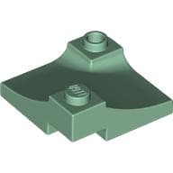 Brick Curved, Internal Double, 3 x 3 with 1/3 Inverted Cutout, Corner