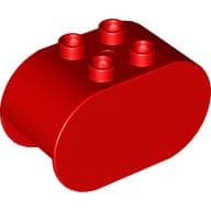 Duplo Brick 2 x 4 x 2 Rounded Ends