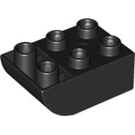 Duplo Brick 2 x 3 with Curved Bottom