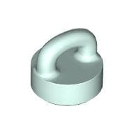 Tile Round 1 x 1 Special with Clip-Bar