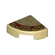 Tile Round 1 x 1 Quarter with Taco print