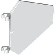 Flag 5 x 6 Hexagonal with U Clips