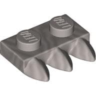 Plate Special 1 x 2 with Three Teeth [Tri-Tooth]