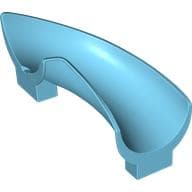 Duplo Playground Slide Curved Right 90°, Rounded