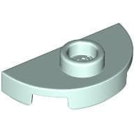 Plate Round 1 x 2 Half Circle with Stud (Jumper)