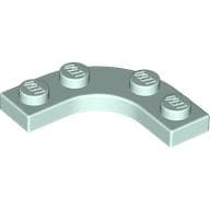 Plate Round Corner 3 x 3 with 2 x 2 Round Cutout