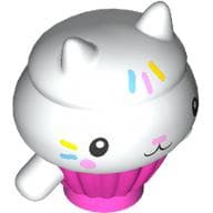 Creature, Cupcake Kitten with Dark Pink Body print (Cakey)