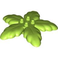 Duplo Plant Tree Leaves with 4 Top Studs
