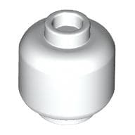 Minifig Head [Plain] [Vented Stud - 2 Holes]