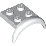 Wheel Arch, Mudguard 2 x 3 x 1 1/3 with 2 x 2 Plate