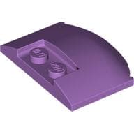 Slope Curved 3 x 4 x 2/3 Triple Curved with 2 Sunk Studs