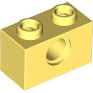 Technic Brick 1 x 2 [1 Pin Hole]