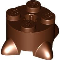 Brick Round 2 x 2 Special with Roots