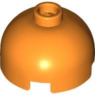 Brick Round 2 x 2 Dome Top, Vented Stud