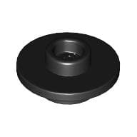 Equipment Cup / Teacup Saucer with Recessed Stud on Top [PLAIN]