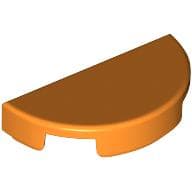 Tile Round 1 x 2 Half Circle