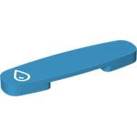 Duplo Train Action Plate with White Water Droplet Print