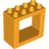 Duplo Door / Window Frame Flat Front Surface, Completely Open Back