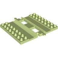 Duplo Train Track, Straight with 2 x 8 Plate on Both Sides