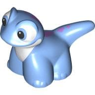 Duplo Animal Salamander with White Chest, Lavender Spots print (Bruni)