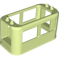 Duplo Train Passenger Cabin 4 x 8 x 3 1/2