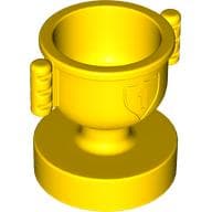 Duplo Trophy Cup with Number 1 in Shield - Closed Handles, Shallow Notches
