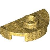 Plate Round 1 x 2 Half Circle with Stud (Jumper)