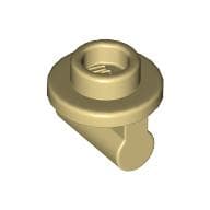 Plate Round 1 x 1 with Hollow Stud and Bar on Underside - Long Space