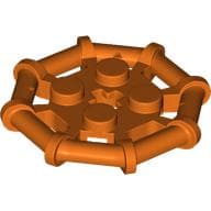 Plate Special 2 x 2 with Bar Frame Octagonal, Reinforced, Completely Round Studs