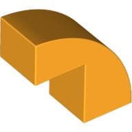 Brick Curved 1 x 2 x 1 2/3 with 1 Cutout