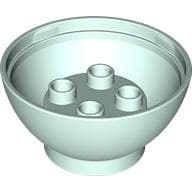 Duplo Egg, Bottom 4 x 4 x 1 3 / 4