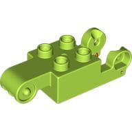 Duplo Brick 2 x 4 with 4 Studs and Hinge Male and Female