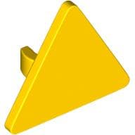 Road Sign Clip-on 2.2 x 2.667 Triangular with Open O Clip