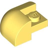 Brick Curved 2 x 2 x 1 Curved Top, Corner