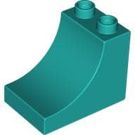 Duplo Brick 2 x 3 x 2 with Curve